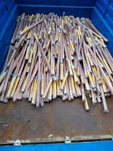 Precio de fábrica personalizado de cobre unido varilla de tierra de acero revestido varilla de tierra a granel mejor calidad categoría de producto barras de cobre - Product Image 3