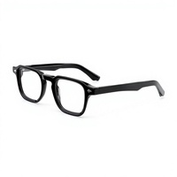 Montures de lunettes unisexes en acétate F2751, montures carrées à bordure complète, vente en gros pour la lecture et l'usage quotidien