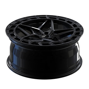 Jantes en alliage forgé noir personnalisées en usine pour <span class=keywords><strong>Peugeot</strong></span> 18x8 pouces, jantes de voiture 4x108 T6061-T6 en aluminium pour voitures particulières # JM7292 - Product Image 3