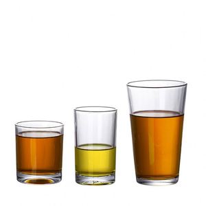 Juego de Tazas de Cerveza de Vidrio Transparente de 160, 210 y 250 ml con Logotipo Personalizado, para Té, Leche, Cena, para Bar, Hogar, Restaurante - Product Image 1