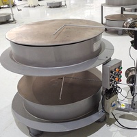 Alimentateur horizontal rotatif pour estampage métallique | Dérouleur de palettes électronique robuste 1000kg