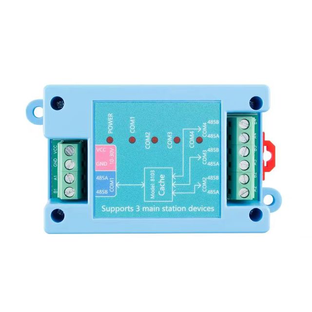 Original Industrial-grade Three-master and One-slave RS485 Data Interface Conversion Processor Modbus-RTU Communication Module