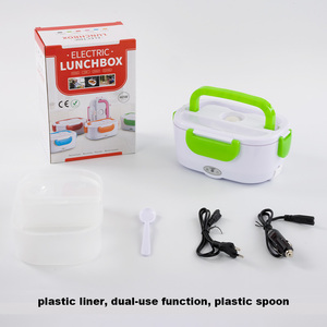 กล่องอุ่นอาหารแบบพกพาพร้อมกระเป๋าสำหรับใช้ในรถยนต์และที่บ้าน - Product Image 1