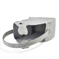 Cadeau Jeux de Chasse de Pâques Panier en Feutre en Forme de Lapin Sac à Bonbons sur le Thème de Pâques Panier en Forme de Lapin Seau à Oeufs