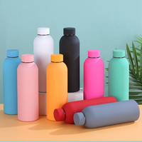 Logotipo de Color personalizado Reutilizable Gimnasio Deporte Frasco de vacío de acero inoxidable Sublimación Termo Botella de agua para acampar