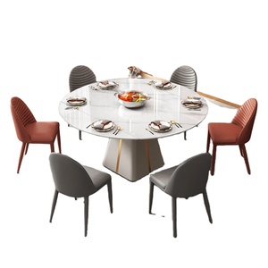 Ensemble de <span class=keywords><strong>table</strong></span> <span class=keywords><strong>à</strong></span> manger 8 chaises meubles de salle <span class=keywords><strong>à</strong></span> manger mobilier de maison moderne ensembles de <span class=keywords><strong>table</strong></span> de salle <span class=keywords><strong>à</strong></span> manger <span class=keywords><strong>table</strong></span> en marbre en acier inoxydable - Product Image 6