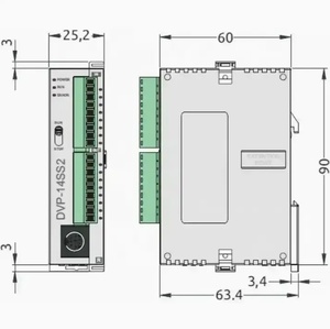 Kho Chứng Khoán Thương hiệu Mới dvp14ss211r chương trình logic điều khiển AC Logic tự động hóa công nghiệp PLC Pac chuyên dụng điều khiển - Product Image 2