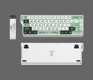 Mới đến 60% Có Dây chuyển đổi từ bàn phím RGB chơi game 18 chế độ chiếu sáng 68 phím Bàn phím cơ khí - Product Image 4