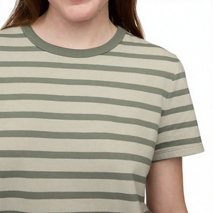 Meilleur Choix T-shirt Imprimé Femme Tissu Doux Confortable T-shirt Décontracté à Motifs Manches Courtes Logo Personnalisé Vêtements en Gros - Product Image 2