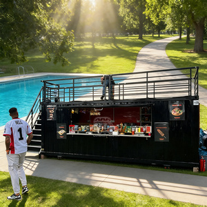 Conteneur multi-usages pour café, bar, restaurant, café mobile, remorque de cuisine, chariot de cuisine - Product Image 1