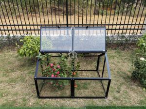Kit de <span class=keywords><strong>Invernadero</strong></span> de Vidrio para Jardín Exterior, <span class=keywords><strong>Mini</strong></span> <span class=keywords><strong>Invernadero</strong></span> con Marco de Aluminio para Patio, Vivero y Cultivo de Hierbas - Product Image 2