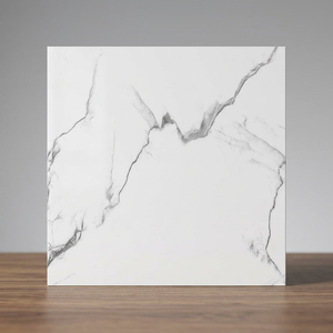 Azulejos de Porcelana Pulida Calacatta Classic de 600x600 mm, Aspecto de Mármol Brillante, para Pisos Interiores de Cerámica - Product Image 1
