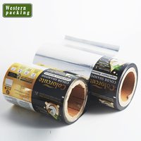 Shampooing de haute qualité d'emballage de papier d'aluminium de sachet stratifié rouleau film/poche de shampooing, prix du rouleau de papier d'aluminium