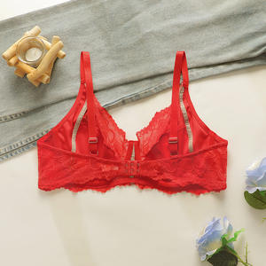 <span class=keywords><strong>Reggiseno</strong></span> da donna ultra sottile, con <span class=keywords><strong>push</strong></span>-<span class=keywords><strong>up</strong></span> in pizzo, supporto morbido, <span class=keywords><strong>reggiseno</strong></span> plus size, intimo femminile - Product Image 4