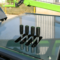 Plateforme élévatrice articulée remorquable 10-24m pour la maintenance des bâtiments, la construction et la peinture