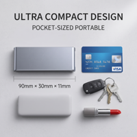 SSD Mobile Metal Kapasitas Tinggi 64GB Lintas-Batas dengan Antarmuka USB 3.2 Gen 2 & Type-C, Cache 8MB X10