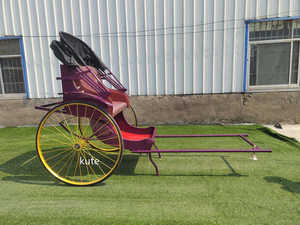 Rickshaw manuel vintage à traction manuelle pour le transport de passagers touristiques, fourni directement par l'usine - Product Image 5