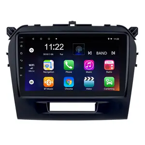 BT数字android音频系统9英寸汽车gps锁Suzuki vitara 2015-2017支持后置摄像头DVR Carplay