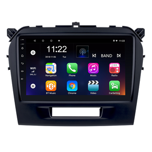 Système audio numérique avec <span class=keywords><strong>Carplay</strong></span>, bluetooth, android, verrouillage gps, caméra arrière, 9 pouces, pour voiture <span class=keywords><strong>Suzuki</strong></span> <span class=keywords><strong>vitara</strong></span> (2015 — 2017), DVR - Product Image 1