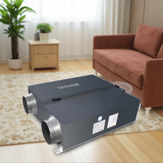 Quiet Household ERV High Efficiency Energy-Saving HVAC System Fresh Air Purifier Ventilation Heat Exchanger for Residential Use