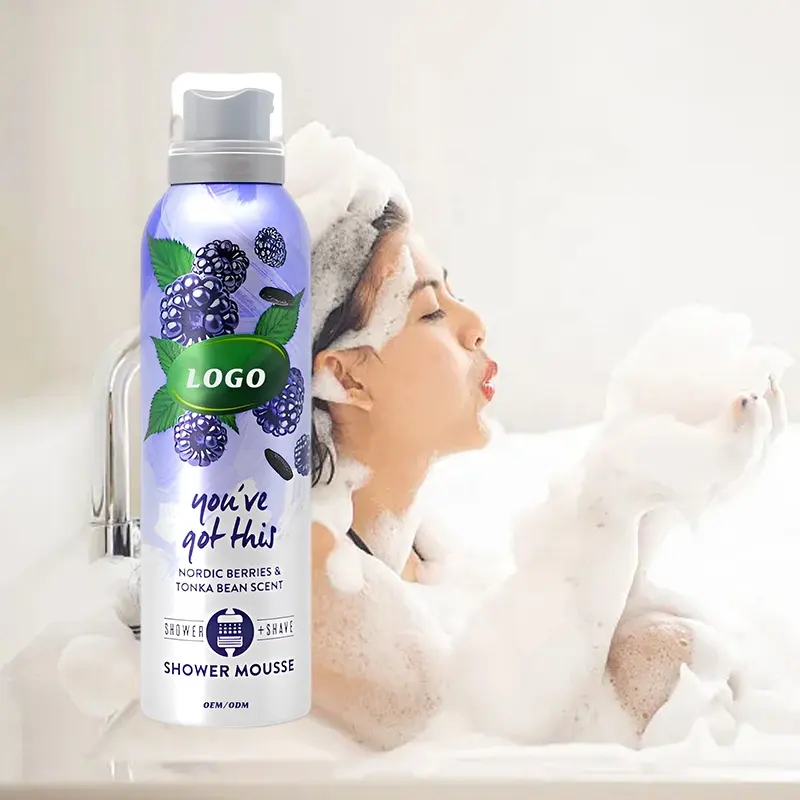 OEM Private Label Bubble Bath uomo donna Color Bubble Fragrance Body Wash Bath Mousse