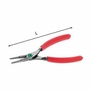 Pince à bec long de 127 mm, largeur de mâchoire de 1/4 po, pointe lisse, qualité industrielle, en acier au chrome-vanadium - Product Image 1