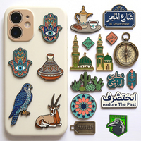 Stiker Ponsel Logam Gril Metal Bros Kustom Perekat 3M Desain Antik Modern Logo Kustom untuk Oman Bahrain Arab Saudi