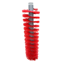 Brosse de tamisage de farine en spirale externe avec poils en nylon de qualité alimentaire pour la panification du poulet et les opérations sur table