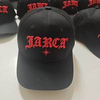 Casquette de baseball brodée à motifs multicolores, logo imprimé, style 6 panneaux, calotte profonde, calotte rigide, visière incurvée