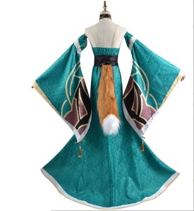 Femmes Genshin <span class=keywords><strong>Gorou</strong></span> Miss Hina <span class=keywords><strong>Cosplay</strong></span> Costumes Jeu Personnages Uniforme Robe Ensemble Complet pour Halloween Party Coldker - Product Image 4