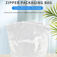 Sac à fermeture éclair transparent en PE EVA, réutilisable, pour vêtements et chaussures, plusieurs tailles, OEM ODM, vente en gros, directement de l'usine