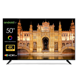 تلفزيون LED بشاشة كاملة 50 بوصة 4K تلفزيون أندرويد عالمي تلفزيون ذكي بشاشة مسطحة 50 بوصة LED & our - Product Image 1