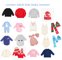 Vente en gros de pulls tricotés Jacquard pour filles, cardigan pour la Saint-Valentin pour filles, vêtements personnalisés pour enfants, pulls jacquard