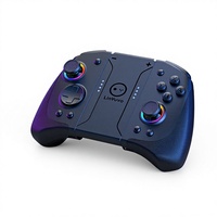 LinYu Voswitch Joy-Con Fungsi Makro Tombol Mekanis untuk Pengontrol Koneksi Ganda Kompetitif Nirkabel untuk OLED/Lite
