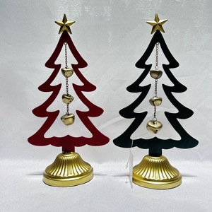 Festa atmosfera di festa decorazione di natale ornamenti di <span class=keywords><strong>lusso</strong></span> ciondoli stella campane di natale in metallo albero di natale decorazione della tavola - Product Image 1