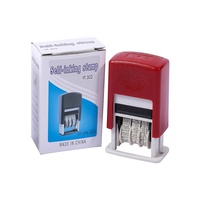 302A Tampon dateur réglable à encre rétractable, en plastique, style japonais et coréen, pour carnet, cadeau, dateur à retour de date