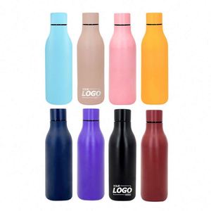 Bouteille d'eau en acier inoxydable en forme de cola avec logo personnalisé - Gobelet isotherme de 18 oz pour la promotion et les activités de plein air - Product Image 1