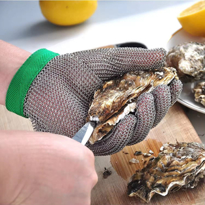 Guantes <span class=keywords><strong>de</strong></span> malla <span class=keywords><strong>de</strong></span> acero inoxidable <span class=keywords><strong>de</strong></span> 5 dedos, económicos <span class=keywords><strong>de</strong></span> fábrica, resistentes a cortes, para protección <span class=keywords><strong>de</strong></span> manos - Product Image 5