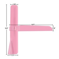 2 pièces Lisseur de gâteau en plastique réglable en hauteur, outil de pâtisserie pour le glaçage et le fondant