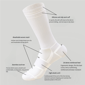 Salicone Manchette Premium Professionnel Terry Amorti Chaussettes De <span class=keywords><strong>Vélo</strong></span> De <span class=keywords><strong>Route</strong></span> Haute Qualité Hommes Chaussettes Sport Tricoté Respirant - Product Image 2