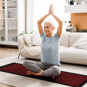 660nm 850nm Terapia de luz roja Sauna Mat Uso en el hogar Luz roja Terapia infrarroja Manta Terapia de luz LED Terapia Alivio del dolor Mat - Product Image 4