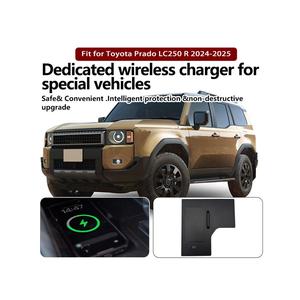 Chargeur sans fil Seemarket en gros d'usine pour Toyota Land Cruiser Prado LC250 RDH 2024 2025 Accessoires Plaque de charge rapide 15W - Product Image 2