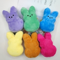 Kedatangan Baru Boneka Kelinci Lucu 15CM Bertema Bintang Wortel untuk Paskah, Boneka Kelinci Kawaii untuk Dekorasi Kamar