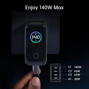 <span class=keywords><strong>Chargeur</strong></span> Super Rapide GaN <span class=keywords><strong>140W</strong></span> Multi-Ports USB-C PD QC3.0 PPS pour iPhone, Mac, Samsung – Fournisseur d'Usine UE, Vente en Gros, OEM, ODM - Product Image 2