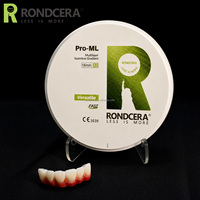 Rondcera Zircone Polyvalente Pré-Teintée Multicouche pour Couronnes Dentaires