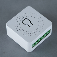 Mini Módulo de Interruptor Inteligente WiFi de 16A para HomeKit con Diseño Abatible para Uso en Hogar y Hotel, Material de PC