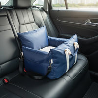 Siège de voiture multifonctionnel et imperméable pour animaux de compagnie, sac de transport pour chien, siège de voiture de luxe pour chien, siège de voiture de sécurité pour animaux de compagnie