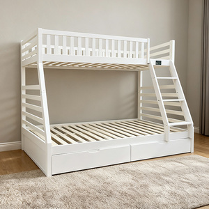 <span class=keywords><strong>Lit</strong></span> superposé multifonctionnel en bois pour enfants et adolescents, avec rangement, pour adultes - Product Image 1