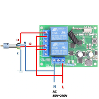 Récepteur universel 433,92 MHz avec interrupteur de commande automatique pour porte de garage intelligente