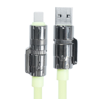 Câble USB Type-C de charge rapide 4-en-1 personnalisé OEM 65W 100W blanc avec cuivre pur et métal pour ordinateur/imprimante